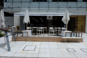 Exterior Shot of Coutume Coffee Aoyama Tokyo Japan