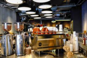 Espresso Bar at The Roaster by Nozy Coffee Jingumae Tokyo Japan