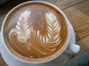 Latte Art at Streamer Coffee Shibuya Tokyo Japan