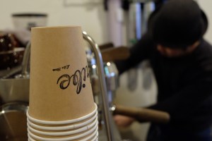 Paper Coffee Cups at Life Size Cribe in Kokubunji