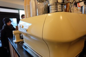 La Marzocco Espresso Machine Talk and Come Again Cafe Harajuku Tokyo Japan