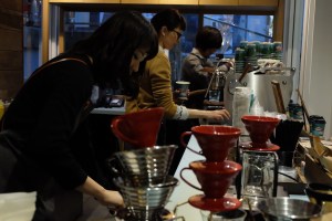 Sarutahiko Coffee Omotesando cafe barista Tokyo Japan