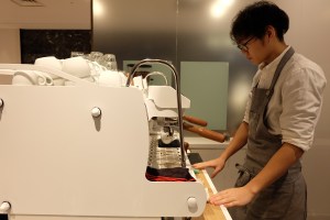 Espresso Machine Coutume Futakotamagawa Barista Tokyo Japan Cafe Coffee