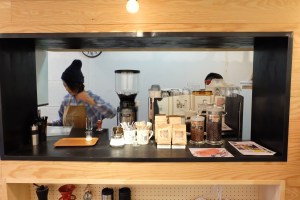Counter at Good People and Good Coffee Meguro Tokyo Cafe
