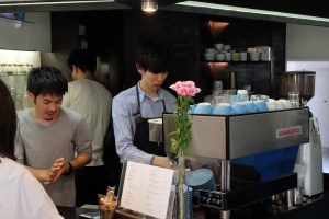 Baristas Taking Order at Light Up Coffee Kichijoji Tokyo Japan Cafe