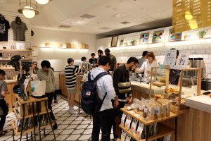 Customers Ordering at Verve Coffee Roasters Shinjuku Tokyo Japan