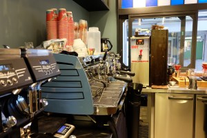 Black Eagle Espresso Machine at Sarutahiko Coffee in Beams Japan Shinjuku Tokyo