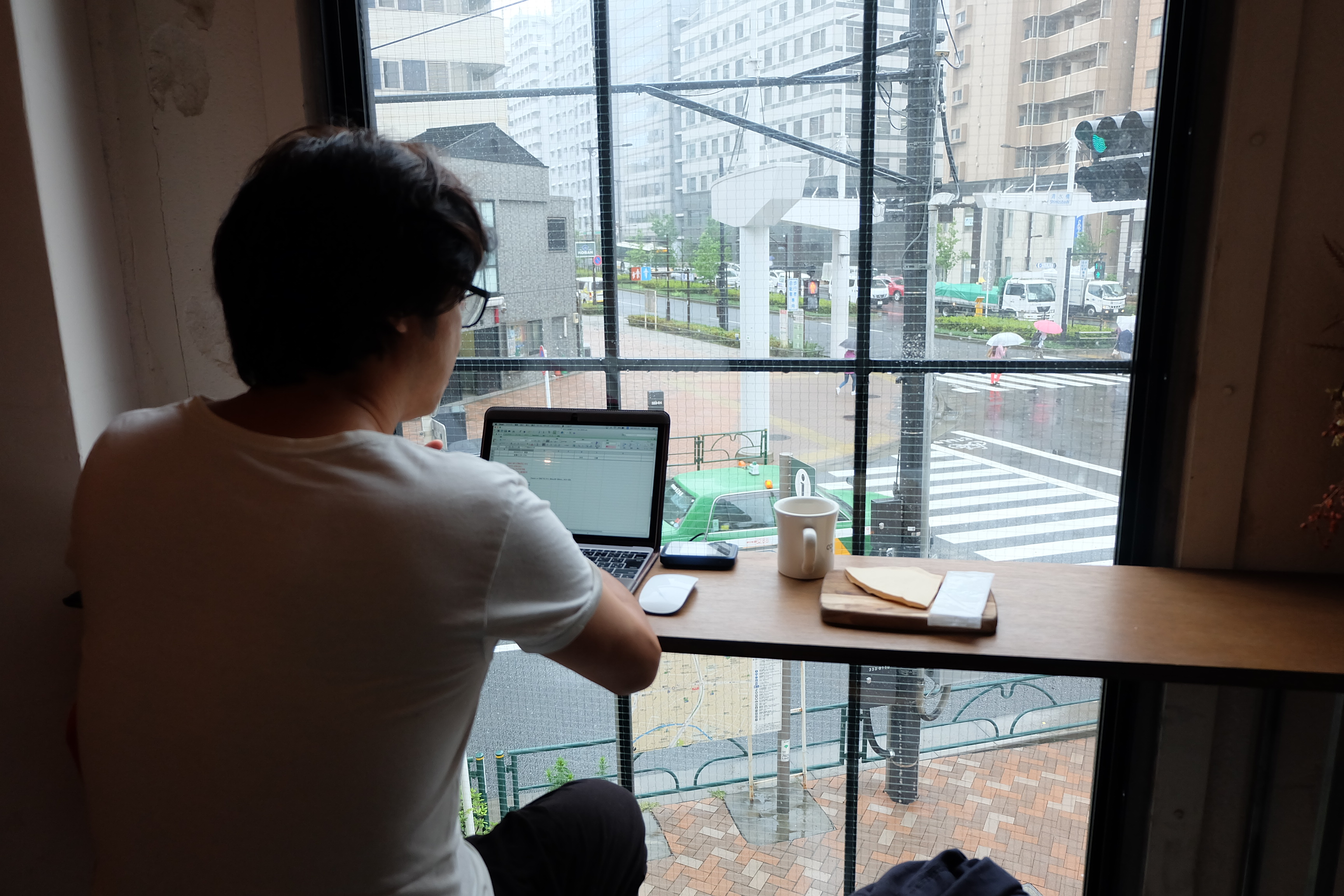 Interior Seating at Counterpart Coffee Gallery Shinjuku Tokyo Japan