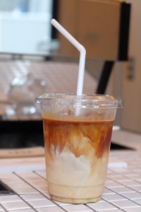 Iced Latte Cascade at Counterpart Coffee Gallery Nishi Shinjuku Tokyo Japan