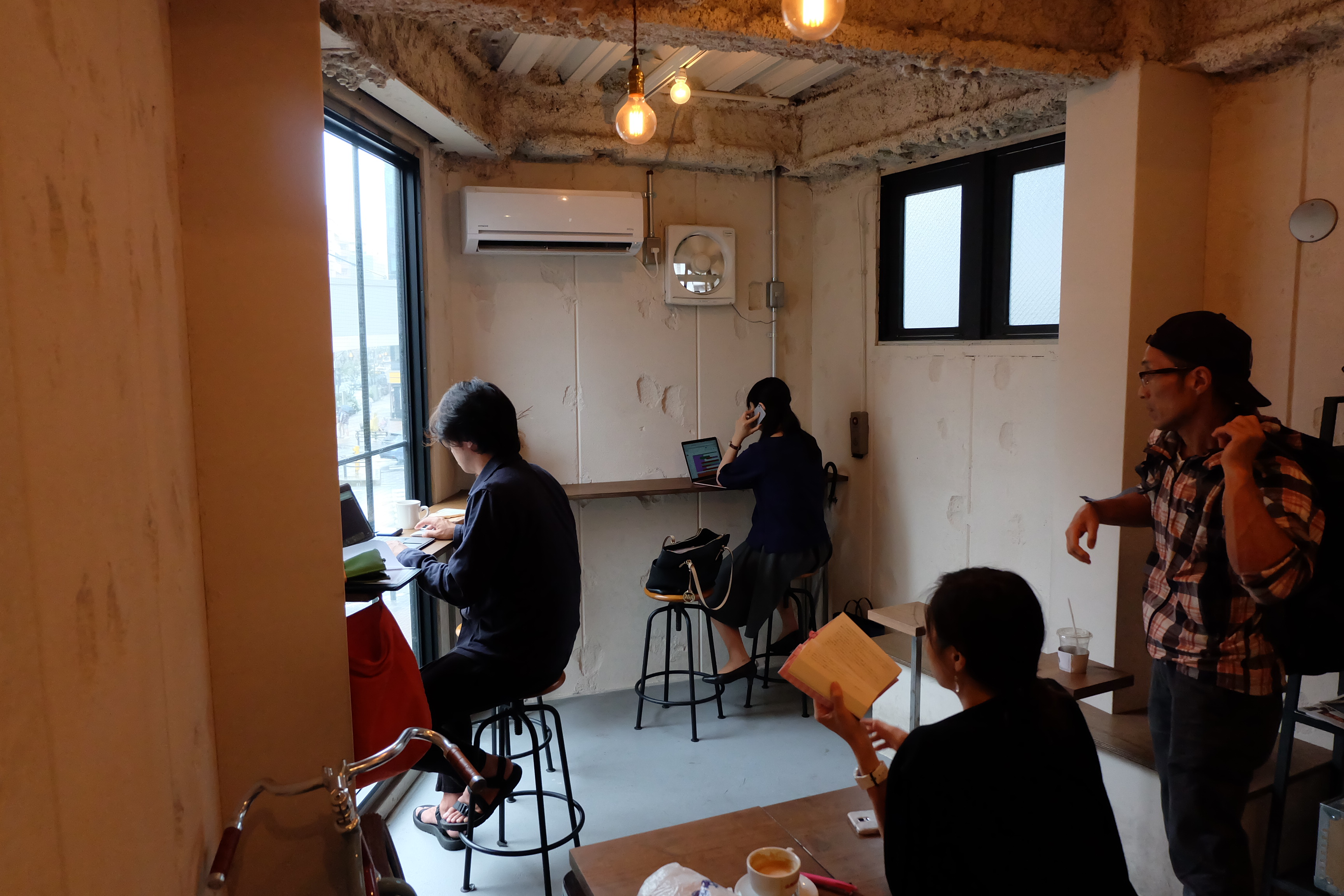 Interior Seating Counterpart Coffee Gallery Nishi Shinjuku Tokyo Japan