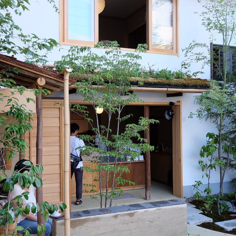 Traditional Japanese Architecture at Weekenders Coffee Kyoto Tominokoji